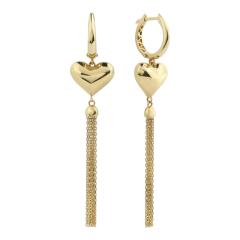 Серьги из желтого золота