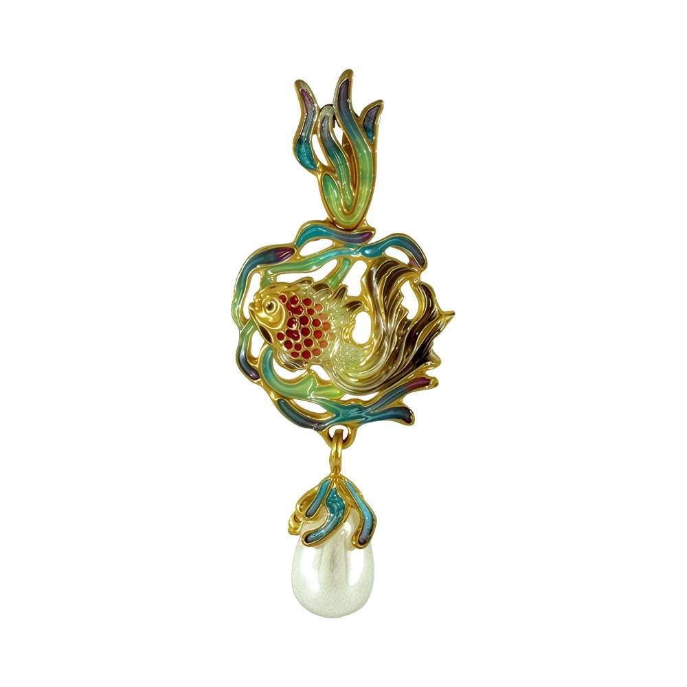 Ювелирное изделие - Подвеска из серебра с жемчугом в магазине Best-Gold 128603