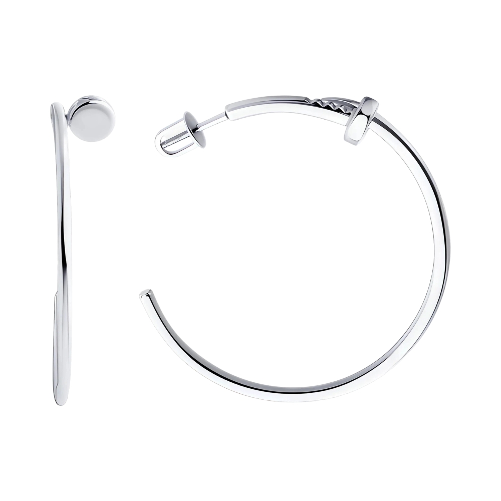 Ювелирное изделие - Серьги из серебра в магазине Best-Gold 152834