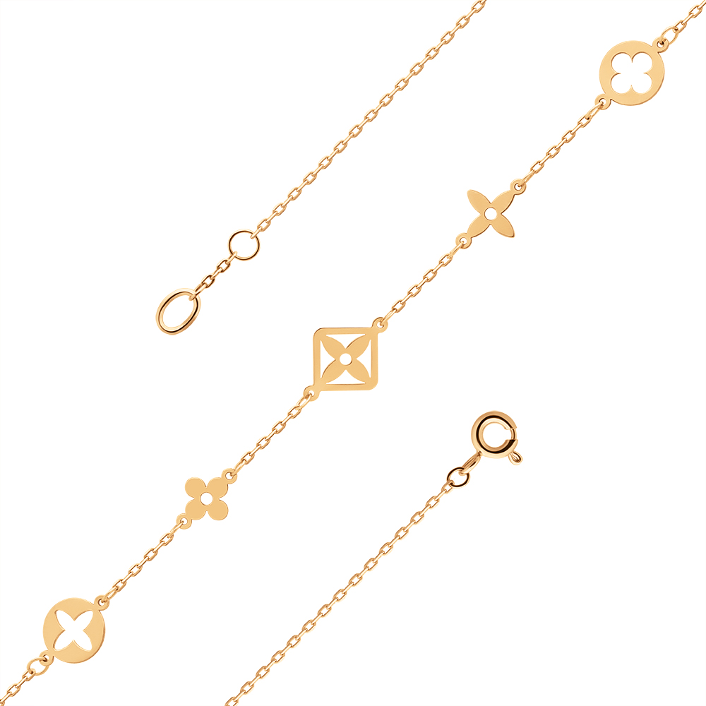 Ювелирное изделие - Браслет из красного золота в магазине Best-Gold 151608