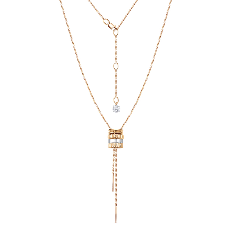 Ювелирное изделие - Колье из красного золота с фианитами в магазине Best-Gold 142568