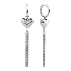 Серьги из белого золота