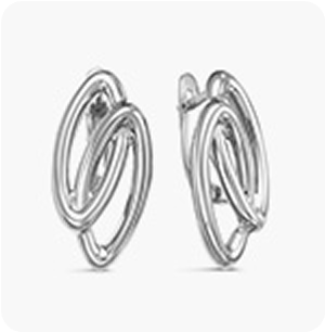 Серьги серебряные