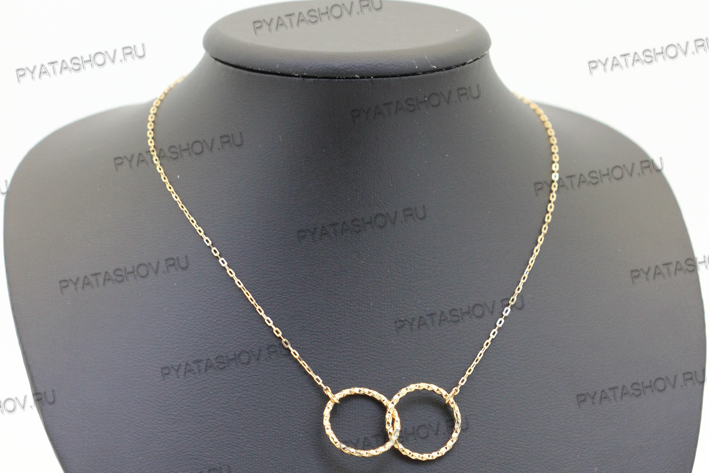 Колье из красного золота