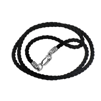 Ювелирное изделие - Шнур текстильный с серебром в магазине Best-Gold 087694