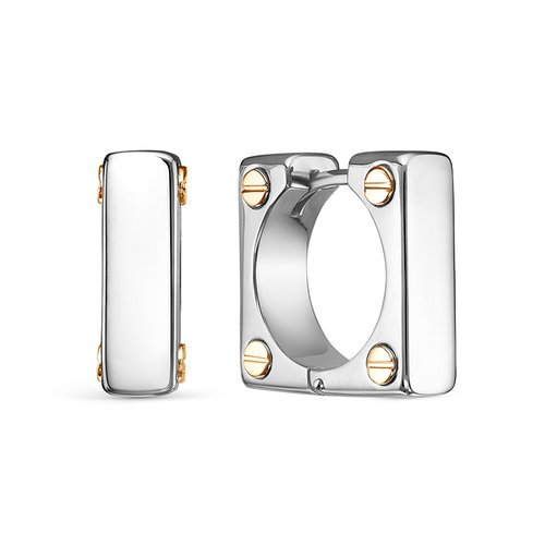 Серьги из белого золота