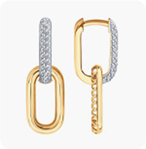 Золото с фианитами