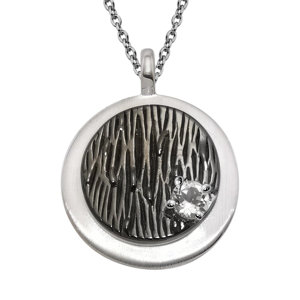 Ювелирное изделие - Подвеска из серебра с белым топазом в магазине Best-Gold 149827