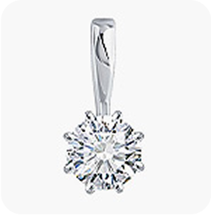 Подвески с бриллиантами