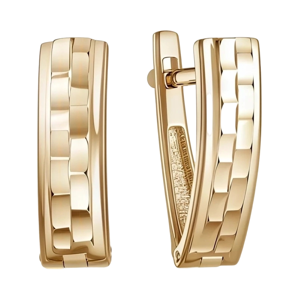 Ювелирное изделие - Серьги из красного золота в магазине Best-Gold 034066