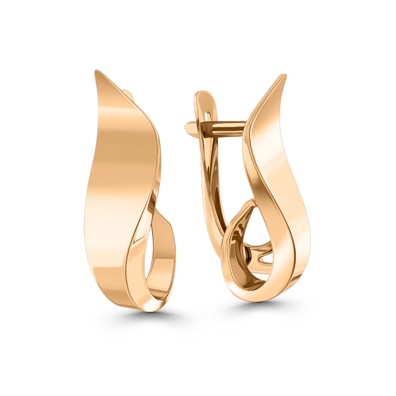 Ювелирное изделие - Серьги из красного золота в магазине Best-Gold 155937
