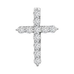 Подвеска из белого золота с бриллиантами