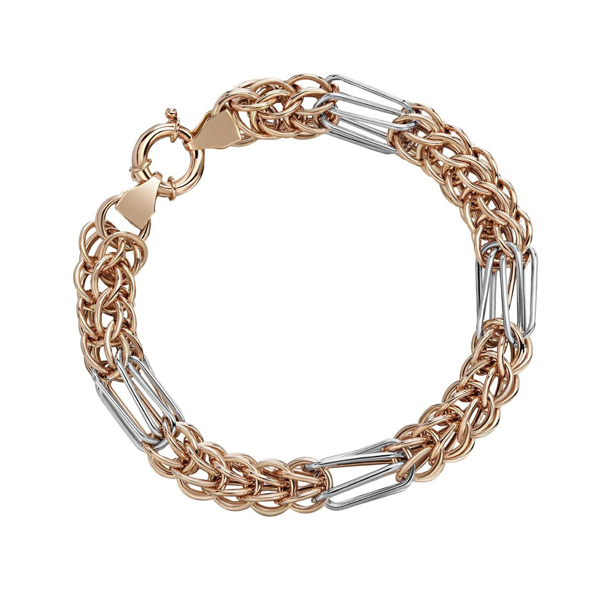 Ювелирное изделие - Браслет из комбинированного золота в магазине Best-Gold 122284