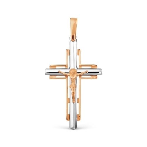 Ювелирное изделие - Крест из красного золота в магазине Best-Gold 008246