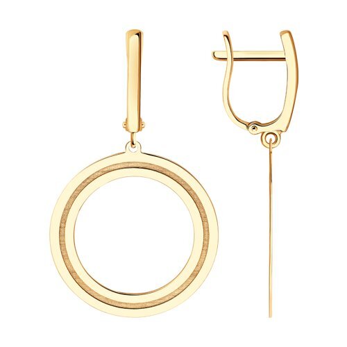 Ювелирное изделие - Серьги из красного золота в магазине Best-Gold 101907