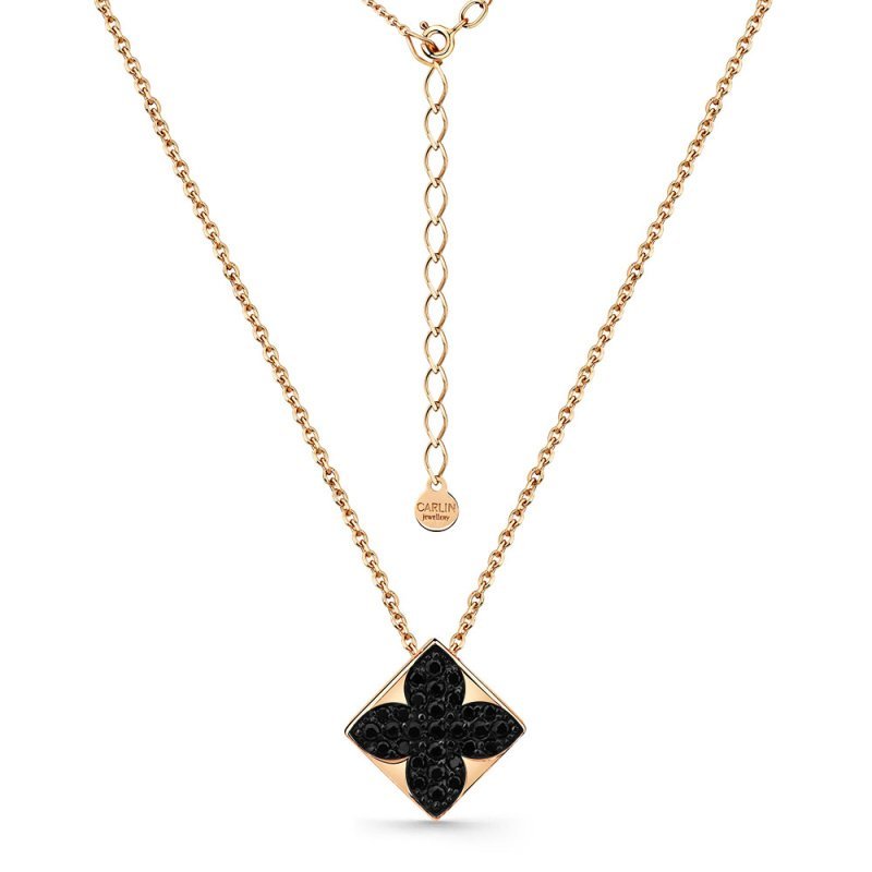 Ювелирное изделие - Подвеска из красного золота с фианитами в магазине Best-Gold 130467