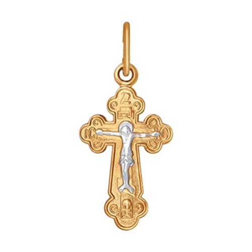 Крест из красного золота