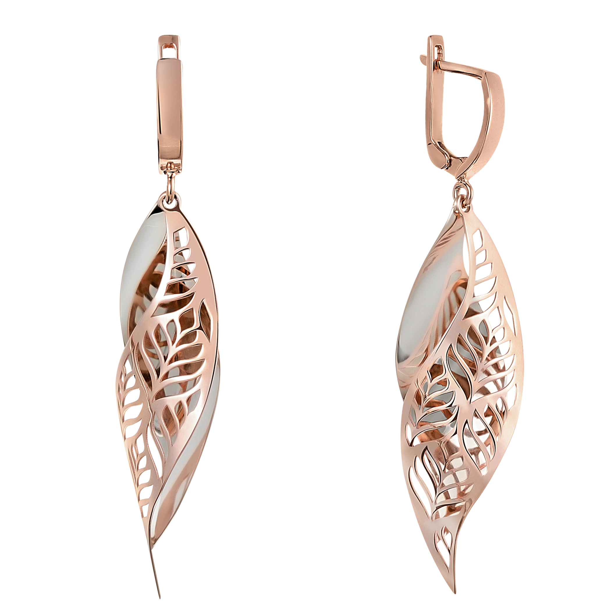 Ювелирное изделие - Серьги из красного золота в магазине Best-Gold 148437