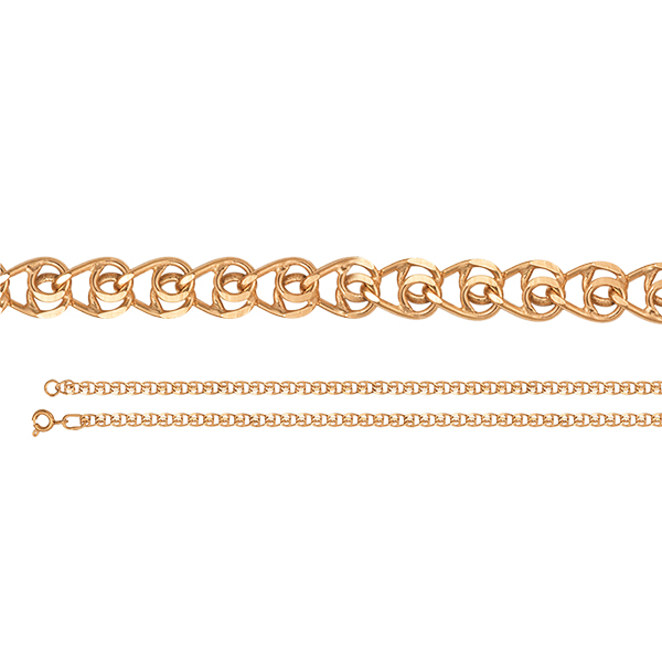 Цепь из красного золота