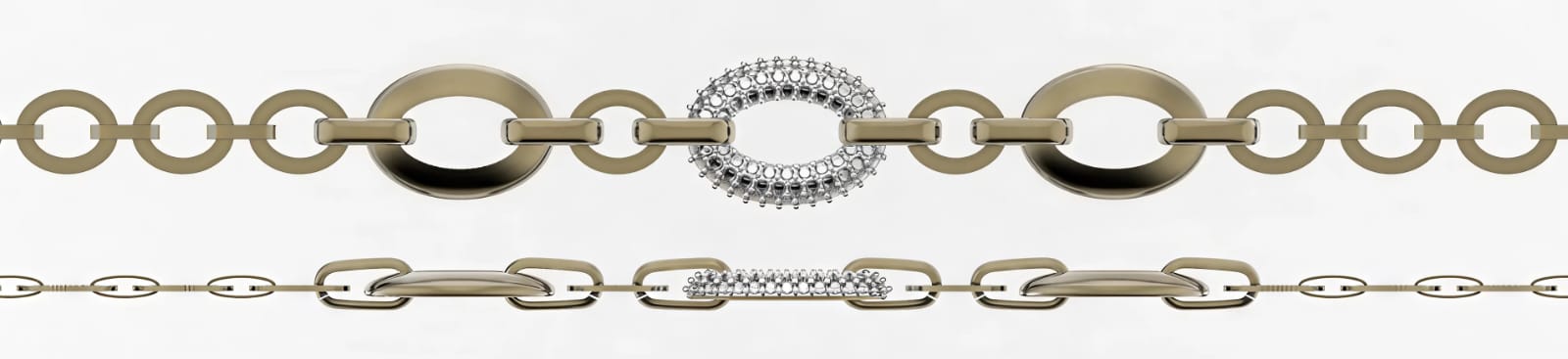 Ювелирное изделие - Браслет из красного золота с фианитами в магазине Best-Gold 151613